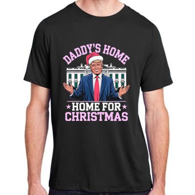 DaddyS Home For Christmas Trump 2024 Adult ChromaSoft Performance T-Shirt