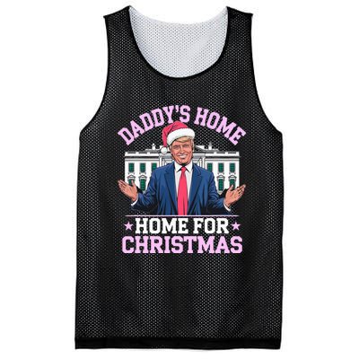 DaddyS Home For Christmas Trump 2024 Mesh Reversible Basketball Jersey Tank