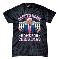 DaddyS Home For Christmas Trump 2024 Tie-Dye T-Shirt