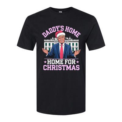 DaddyS Home For Christmas Trump 2024 Softstyle CVC T-Shirt