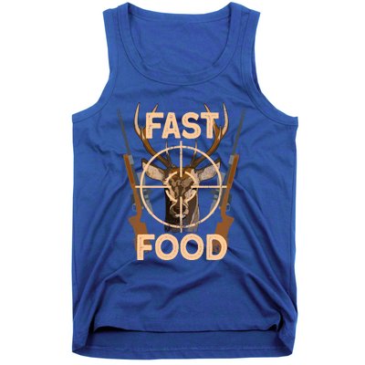 Deer Hunting Fast Food Gift Tank Top