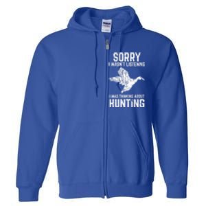 Duck Hunting Funny Gift For Duck And Goose Hunters Gift Full Zip Hoodie