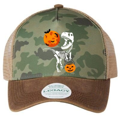 Dinosaur Halloween Funny T Rex Legacy Tie Dye Trucker Hat