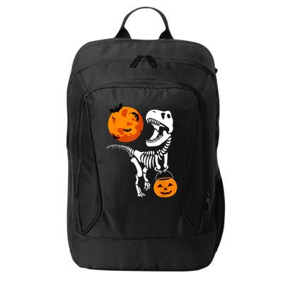 Dinosaur Halloween Funny T Rex City Backpack
