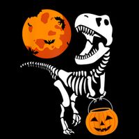 Dinosaur Halloween Funny T Rex Drawstring Bag