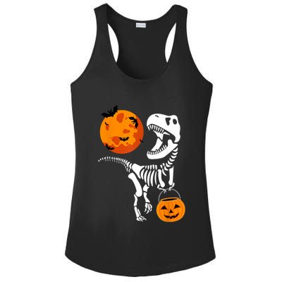 Dinosaur Halloween Funny T Rex Ladies PosiCharge Competitor Racerback Tank