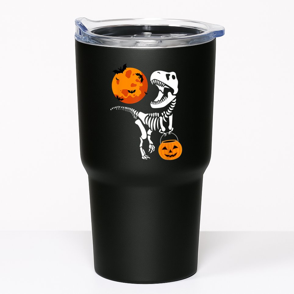 Dinosaur Halloween Funny T Rex Tumbler