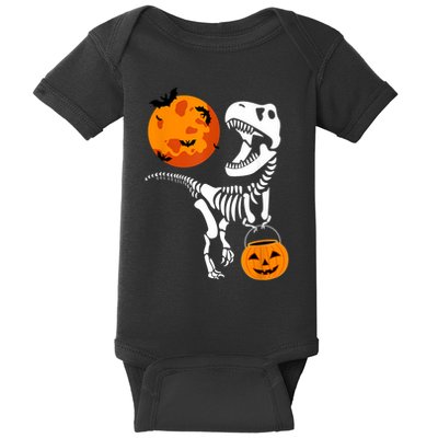 Dinosaur Halloween Funny T Rex Baby Bodysuit