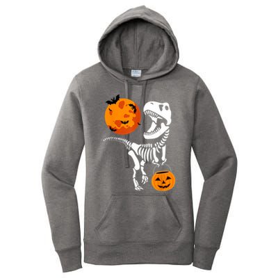 Dinosaur Halloween Funny T Rex Women's Pullover Hoodie
