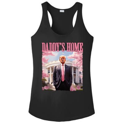 DaddyS Home Funny Trump DaddyS Coming Home 2024 Maga 2024 Ladies PosiCharge Competitor Racerback Tank