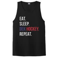 Dek Hockey Funny Eat Sleep Dek Hockey Repeat PosiCharge Competitor Tank