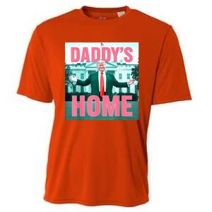 Daddys Home Funny Trending Women Cooling Performance Crew T-Shirt