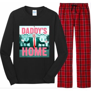 Daddys Home Funny Trending Women Long Sleeve Pajama Set