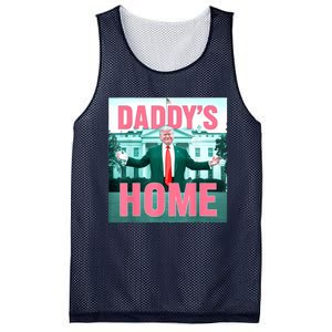 Daddys Home Funny Trending Women Mesh Reversible Basketball Jersey Tank