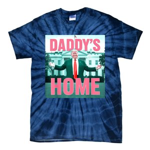 Daddys Home Funny Trending Women Tie-Dye T-Shirt