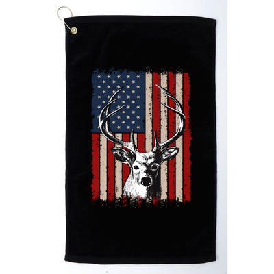 Deer Hunting Funny Fathers Day Gift Platinum Collection Golf Towel