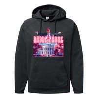 DaddyS Home Funny Trump DaddyS Coming Home 2024 Performance Fleece Hoodie