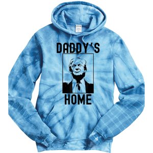 Daddy’s Home Funny Trump Republican 2024 Tie Dye Hoodie