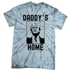 Daddy’s Home Funny Trump Republican 2024 Tie-Dye T-Shirt