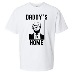 Daddy’s Home Funny Trump Republican 2024 Sueded Cloud Jersey T-Shirt