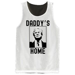 Daddy’s Home Funny Trump Republican 2024 Mesh Reversible Basketball Jersey Tank