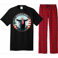 Daddys Home Funny Donald Trump White House 2024 President 47 Pajama Set