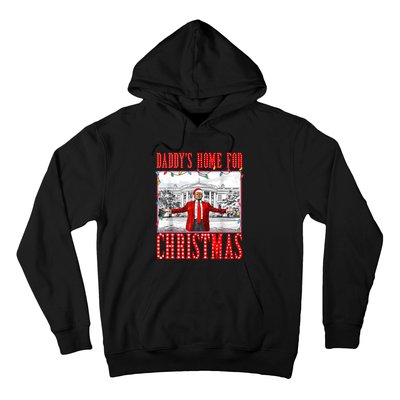 DaddyS Home For Christmas Trump Hoodie