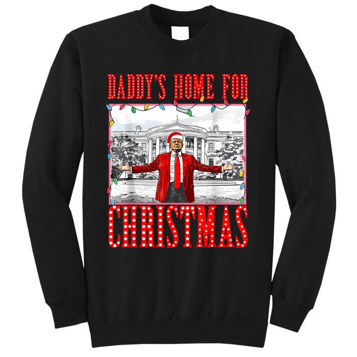 DaddyS Home For Christmas Trump Sweatshirt