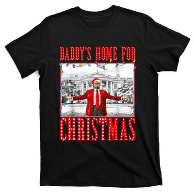 DaddyS Home For Christmas Trump T-Shirt