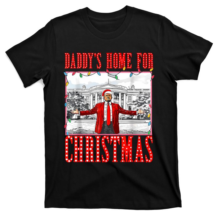 DaddyS Home For Christmas Trump T-Shirt