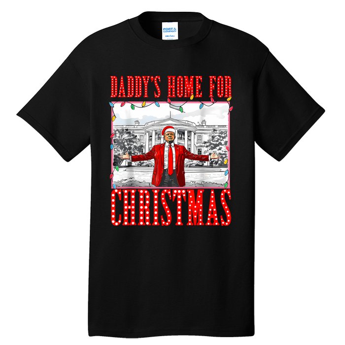 DaddyS Home For Christmas Trump Tall T-Shirt