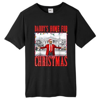 DaddyS Home For Christmas Trump Tall Fusion ChromaSoft Performance T-Shirt