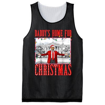 DaddyS Home For Christmas Trump Mesh Reversible Basketball Jersey Tank