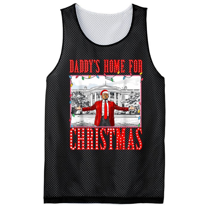 DaddyS Home For Christmas Trump Mesh Reversible Basketball Jersey Tank