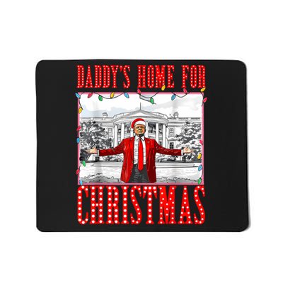 DaddyS Home For Christmas Trump Mousepad