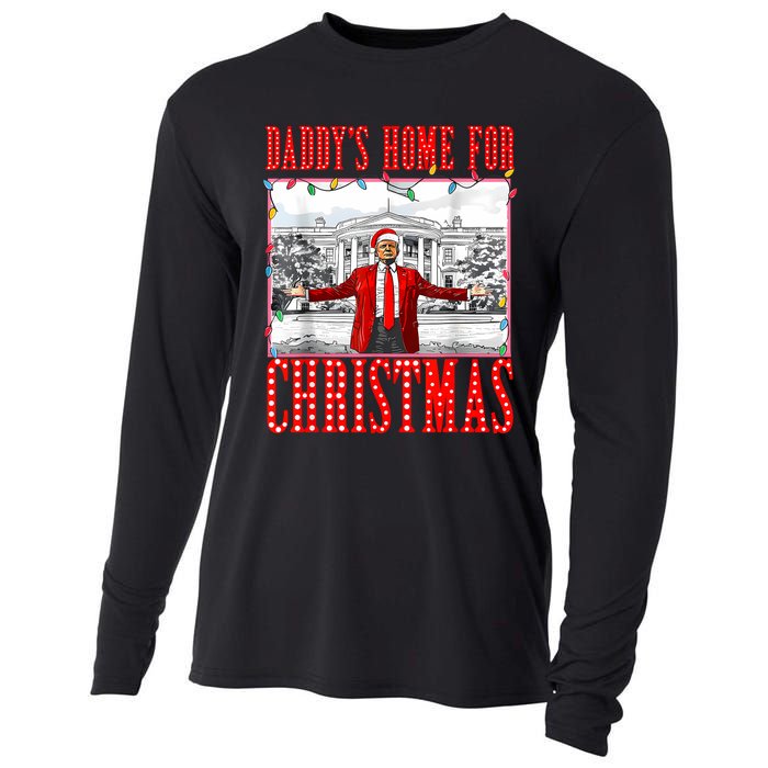 DaddyS Home For Christmas Trump Cooling Performance Long Sleeve Crew