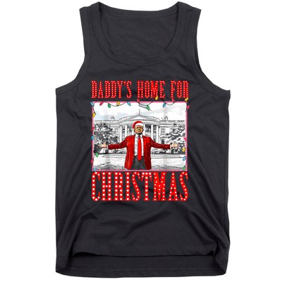 DaddyS Home For Christmas Trump Tank Top