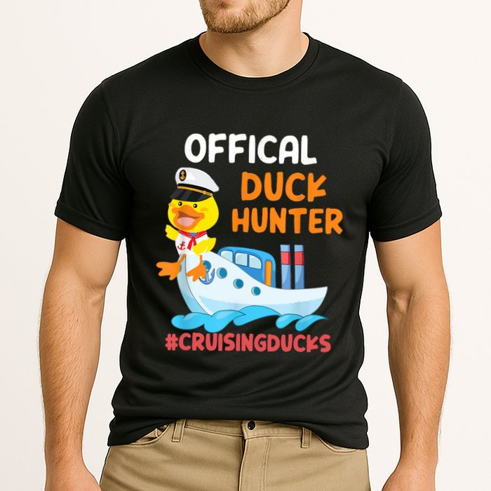 Duck Hunter Funny Duck Cruising Cruise Cooling Performance Crew T-Shirt