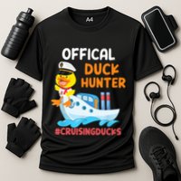 Duck Hunter Funny Duck Cruising Cruise Cooling Performance Crew T-Shirt