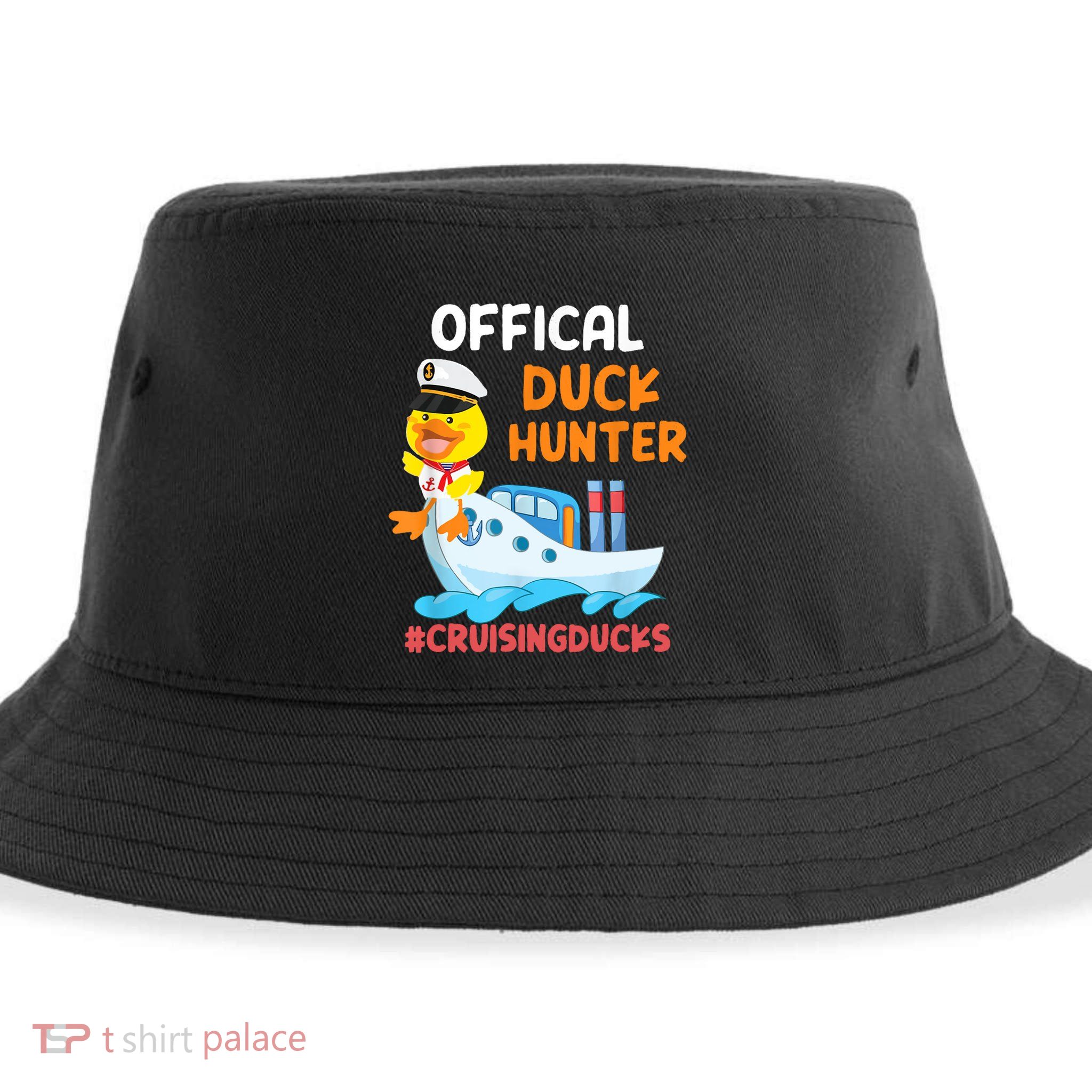 Duck Hunter Funny Duck Cruising Cruise Sustainable Bucket Hat