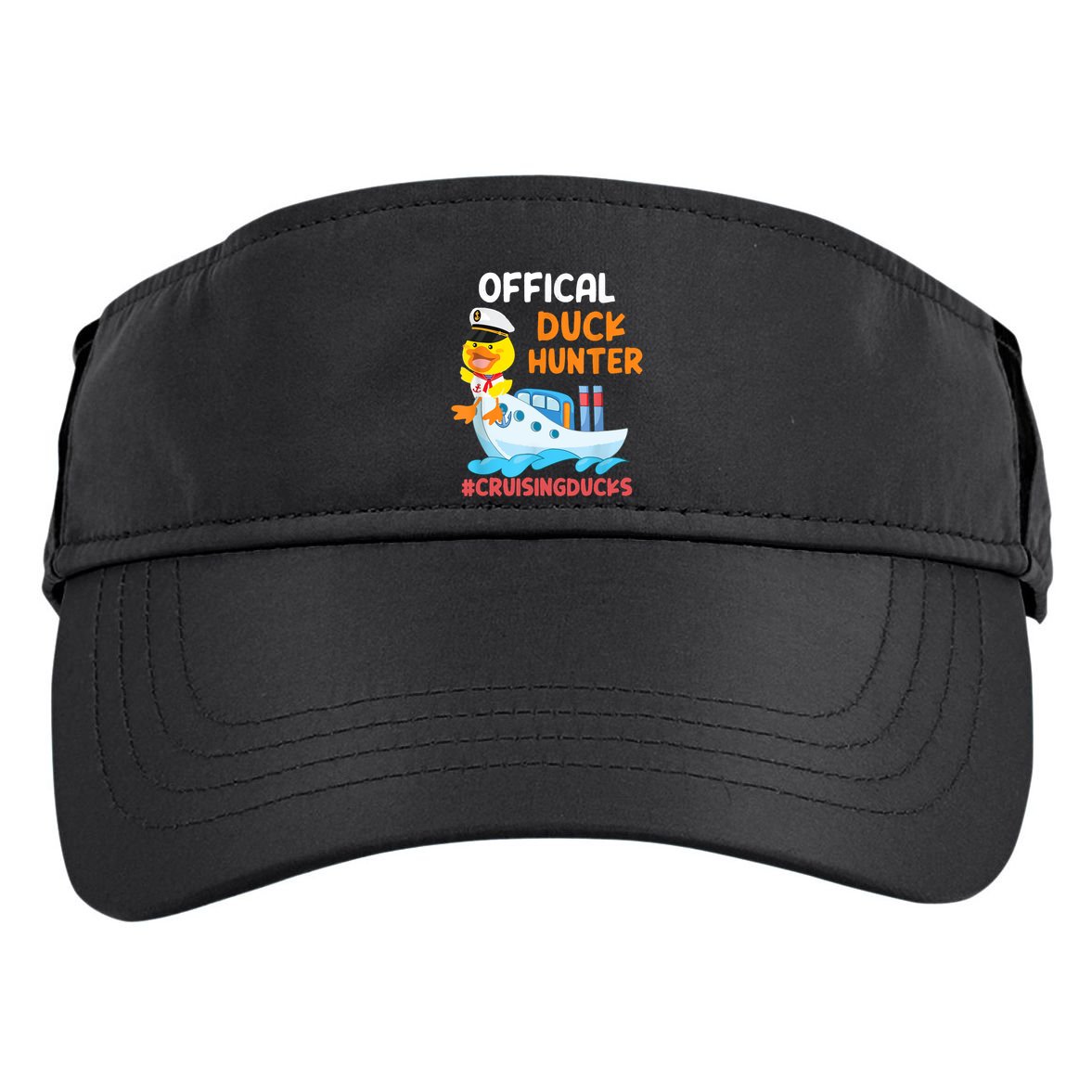 Duck Hunter Funny Duck Cruising Cruise Adult Drive Performance Visor