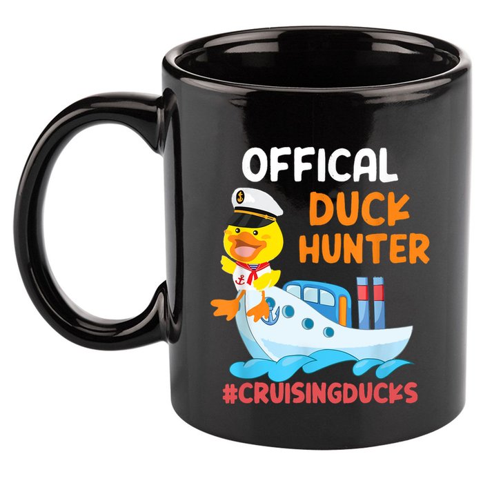 Duck Hunter Funny Duck Cruising Cruise 11oz C Handle Ceramic Mug