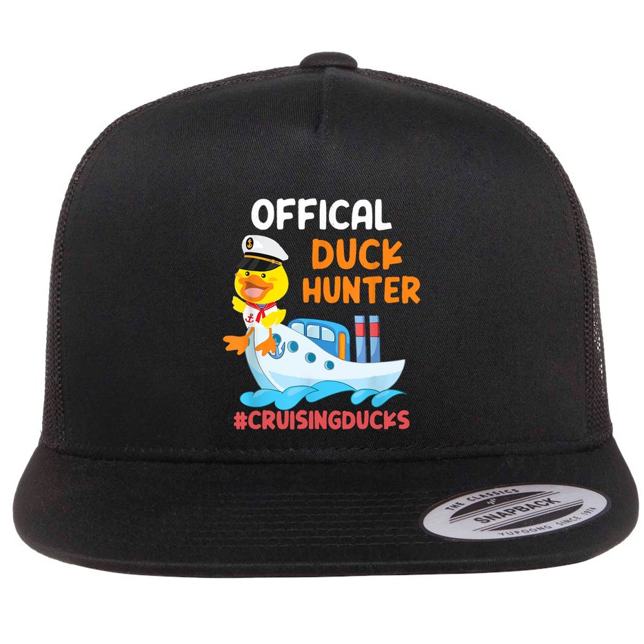 Duck Hunter Funny Duck Cruising Cruise Flat Bill Trucker Hat