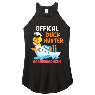 Duck Hunter Funny Duck Cruising Cruise Women's Perfect Tri Rocker Tank
