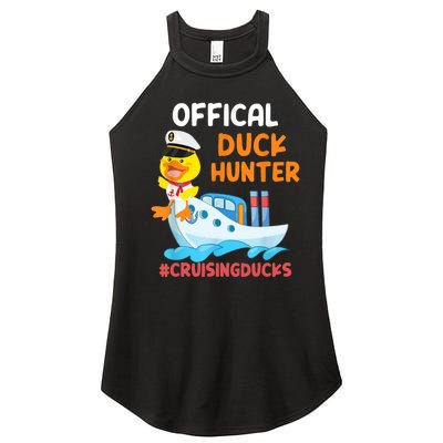 Duck Hunter Funny Duck Cruising Cruise Women’s Perfect Tri Rocker Tank