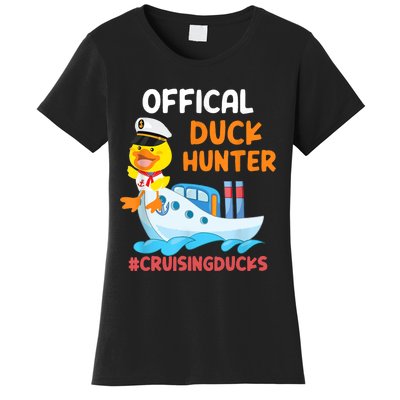 Duck Hunter Funny Duck Cruising Cruise Women's T-Shirt