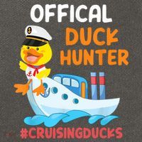 Duck Hunter Funny Duck Cruising Cruise Cotton Canvas Backpack
