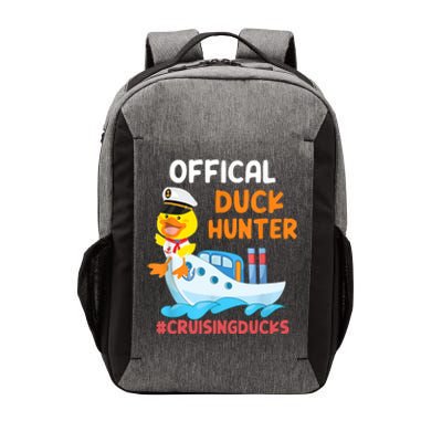 Duck Hunter Funny Duck Cruising Cruise Vector Backpack