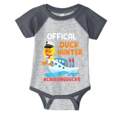Duck Hunter Funny Duck Cruising Cruise Infant Baby Jersey Bodysuit