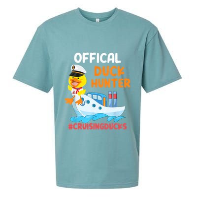 Duck Hunter Funny Duck Cruising Cruise Sueded Cloud Jersey T-Shirt